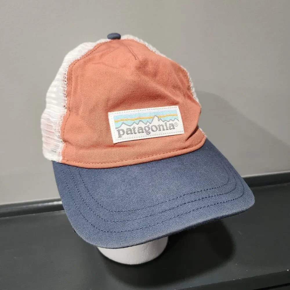 Patagonia Logo Patch Mesh Adjustable Snapback Trucker Hat‎ Cap OSFA
